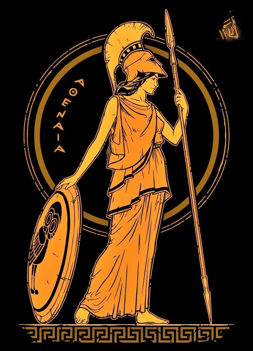Афина Паллада древняя Греция