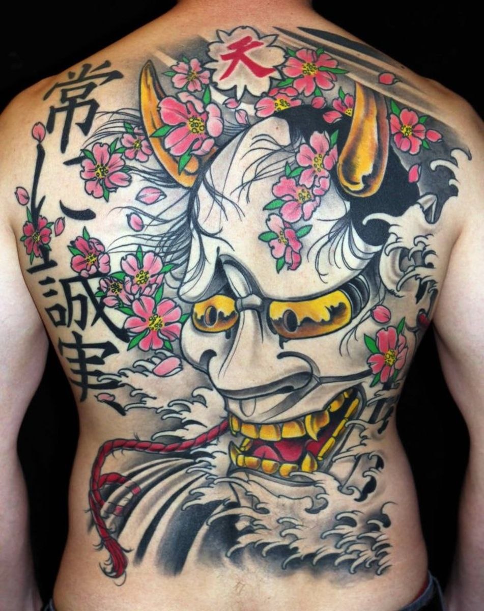 Hannya демон тату