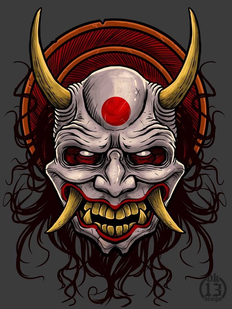 Hannya японский демон