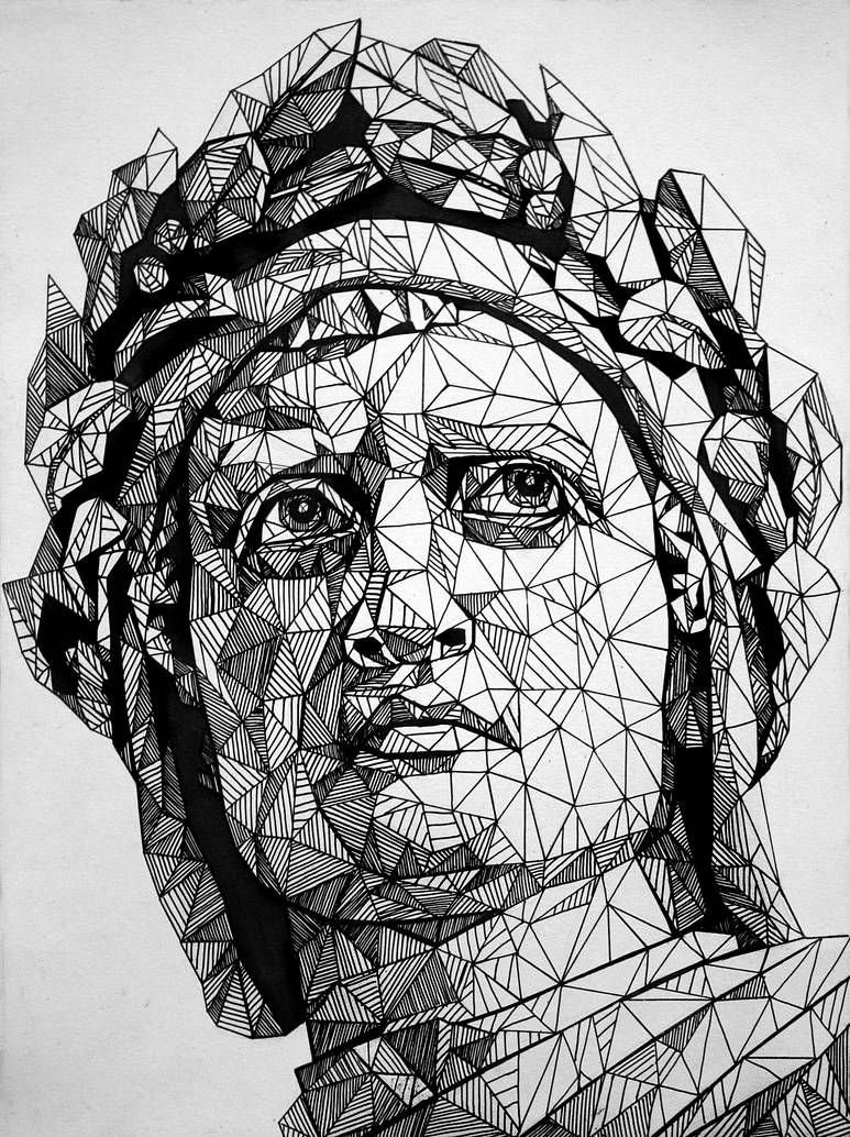 Геометрический стиль рисования