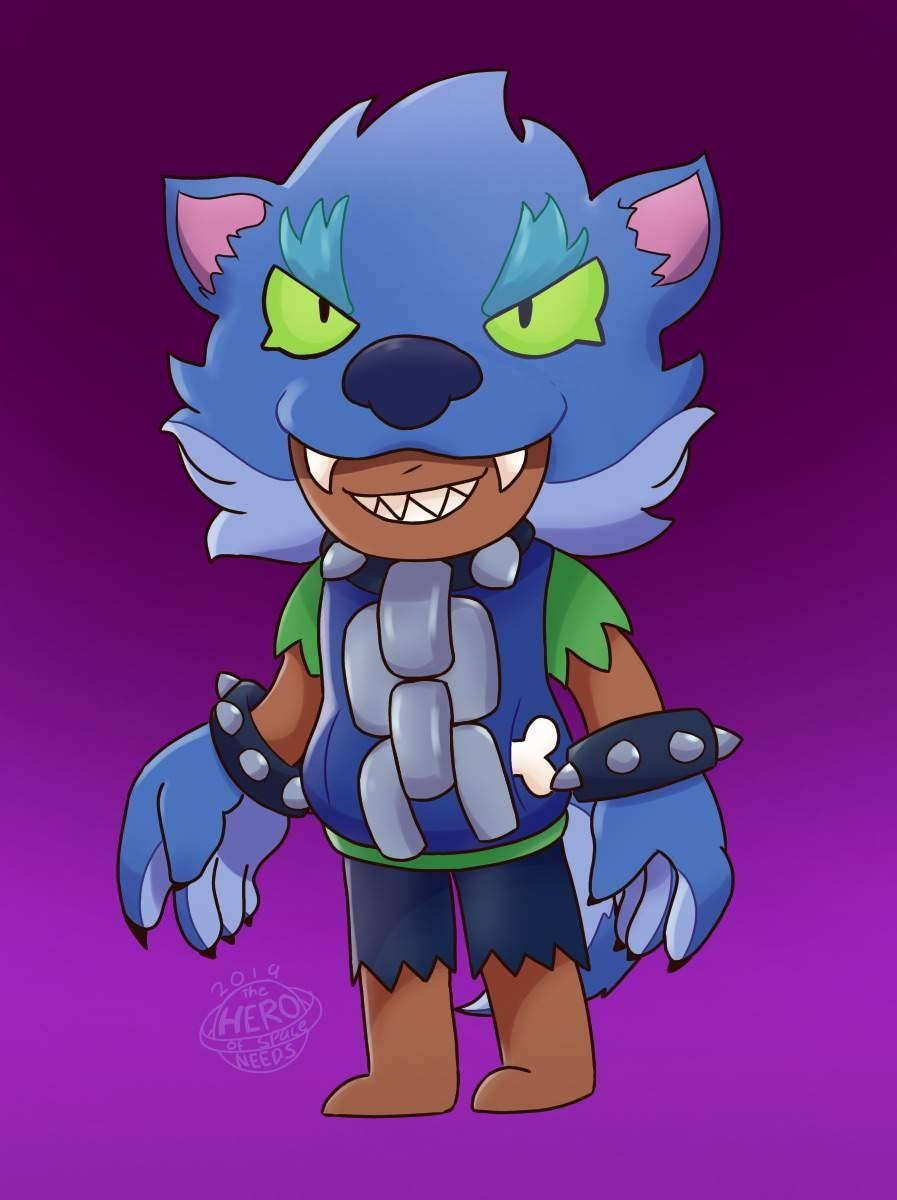 Леон оборотень из Brawl Stars