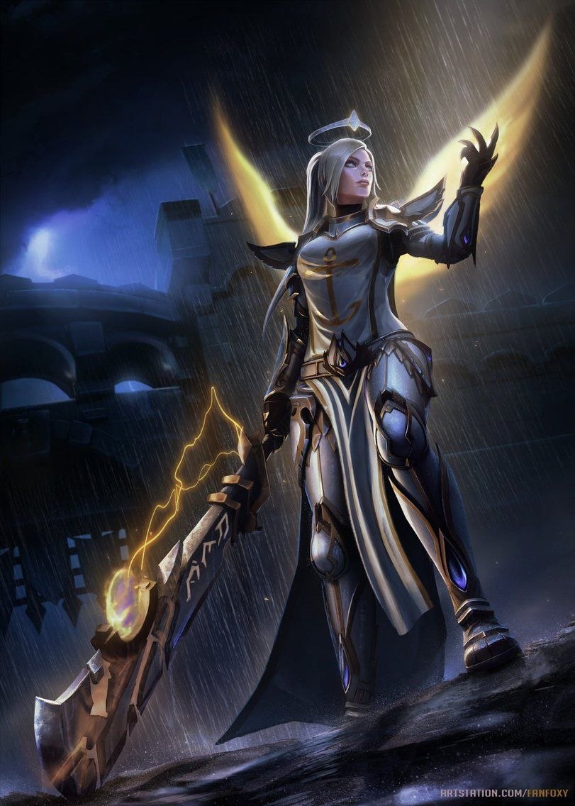 Женщина Паладин wow