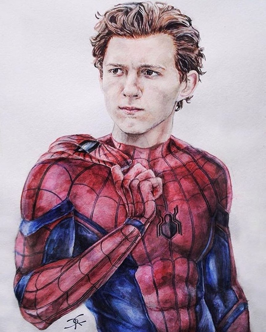 Spider man ps4 рисунок