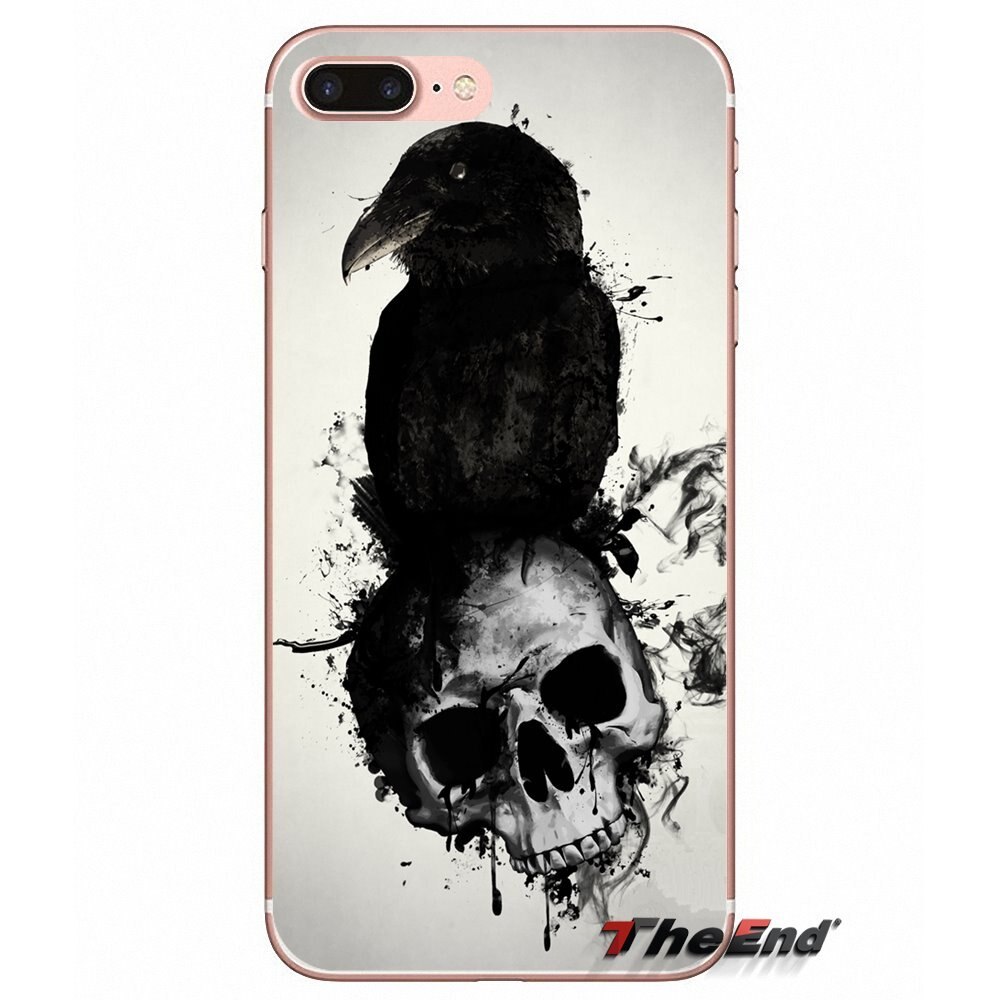 Raven на черепе