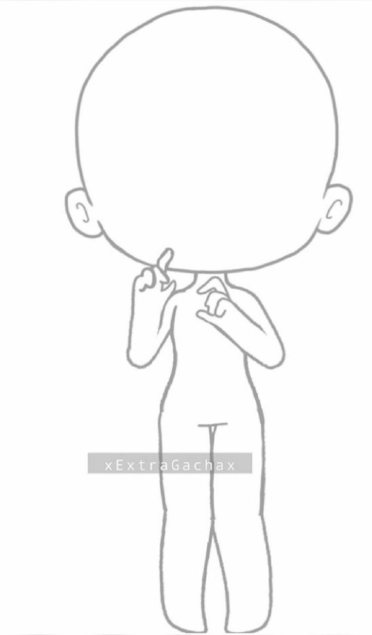 Gacha Life позы
