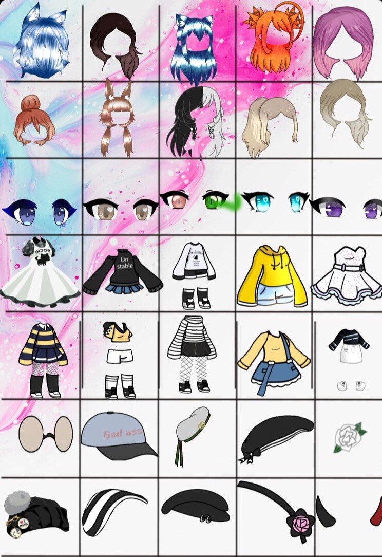 Gacha Life платья