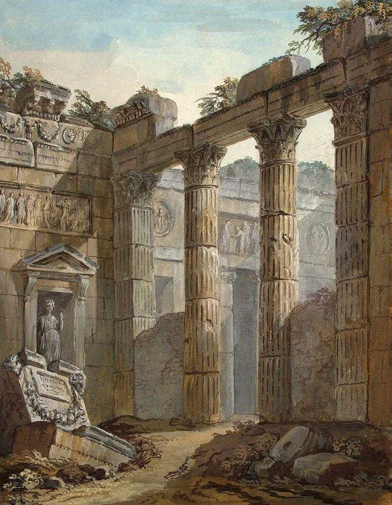 Архитектурная фантазия Шарль Луи Клериссо
