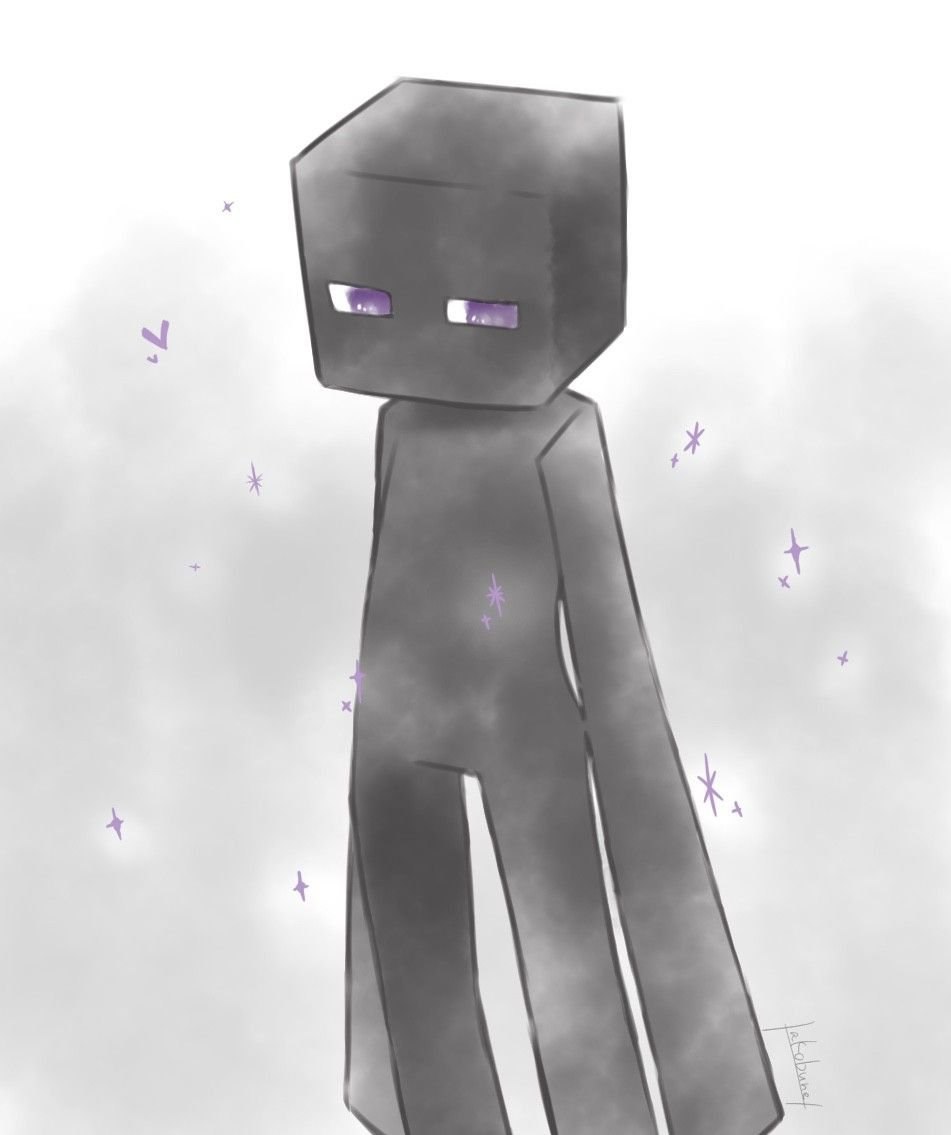 Майнкрафт Enderman Art