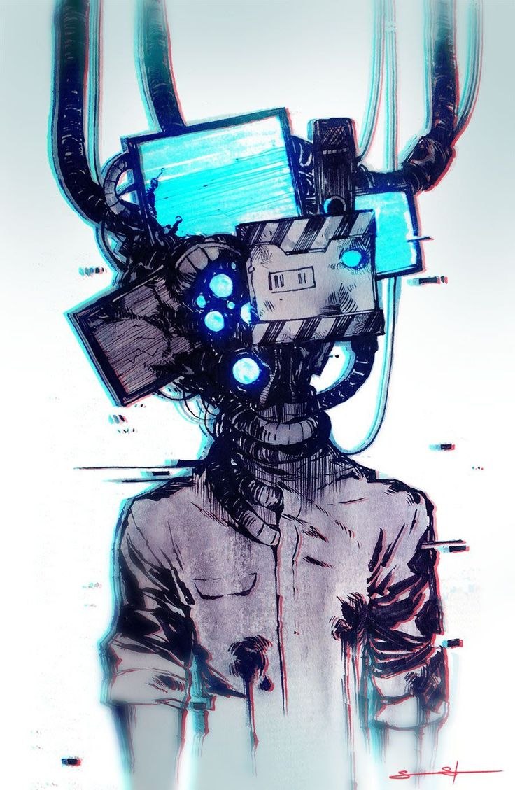 Cyberpunk девушки киборги