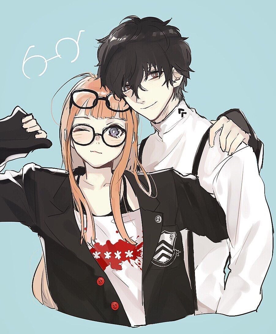 Совместные авы. Akira x Futaba. Футаба Сакура персона 5 пара. Парные арты.