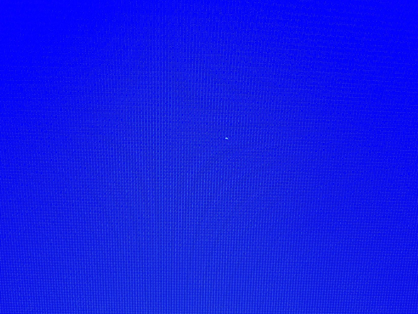 Синий экран простой