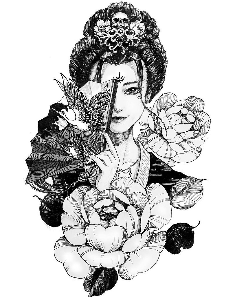 Гейша Irezumi