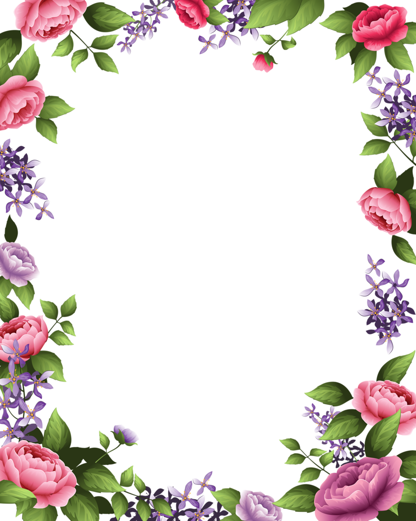 Красивые рамки из цветов