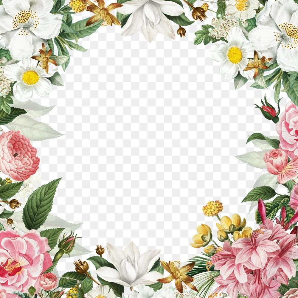 Красивые рамки из цветов