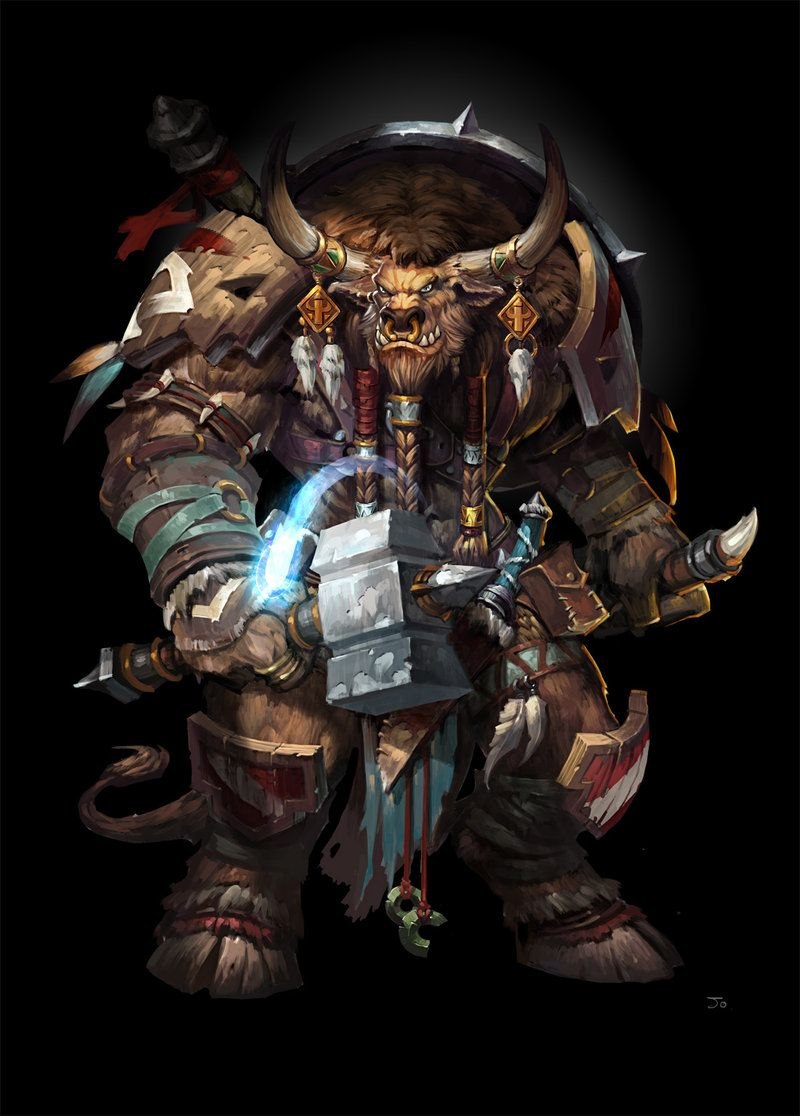 Таурен шаман wow Art
