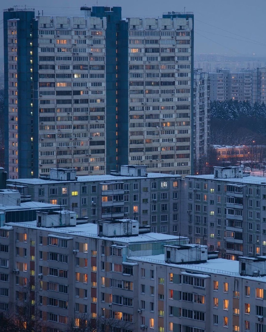 Старые многоэтажки