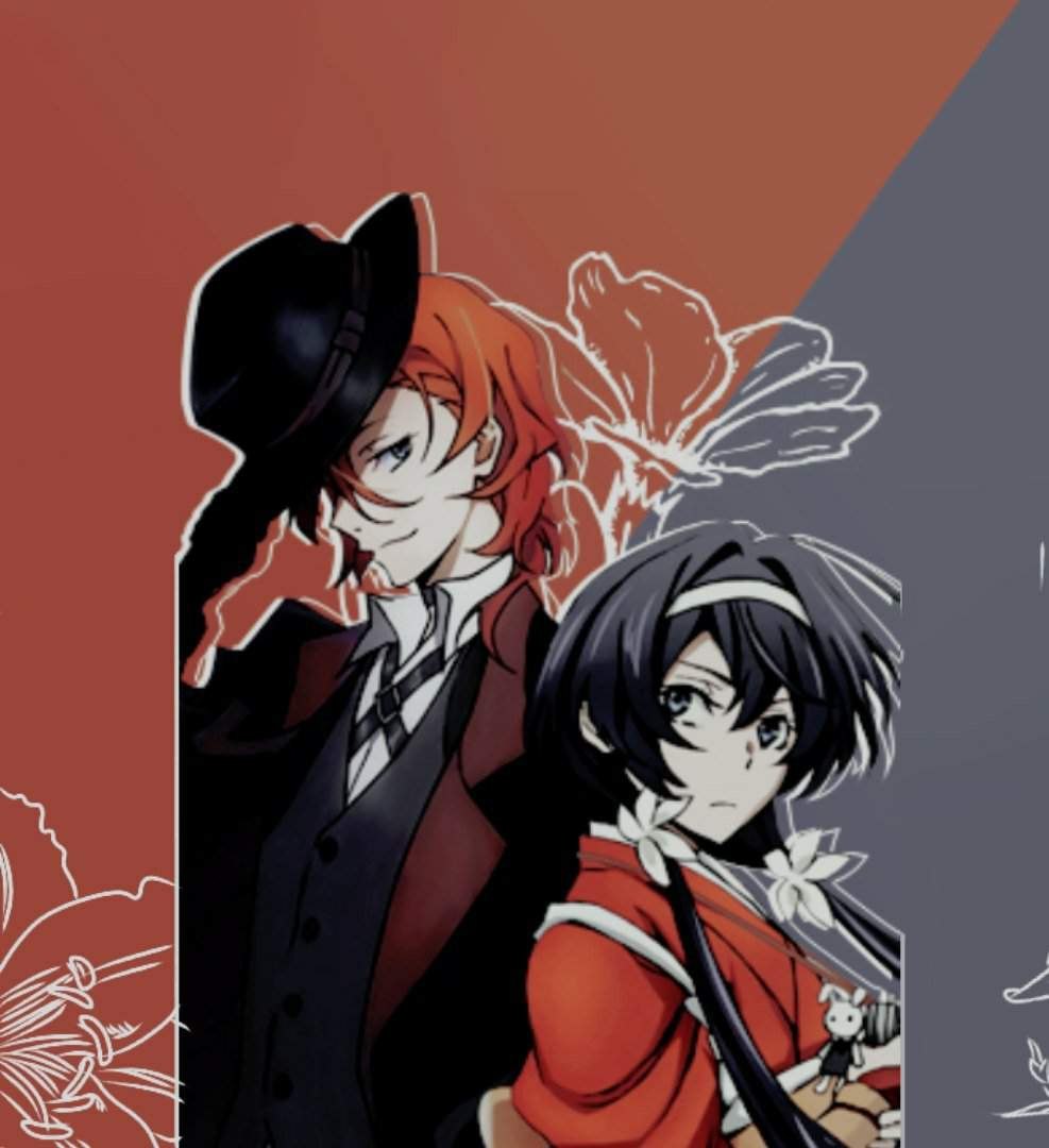 Bungou Stray Dogs коё Озаки и Мори Огай