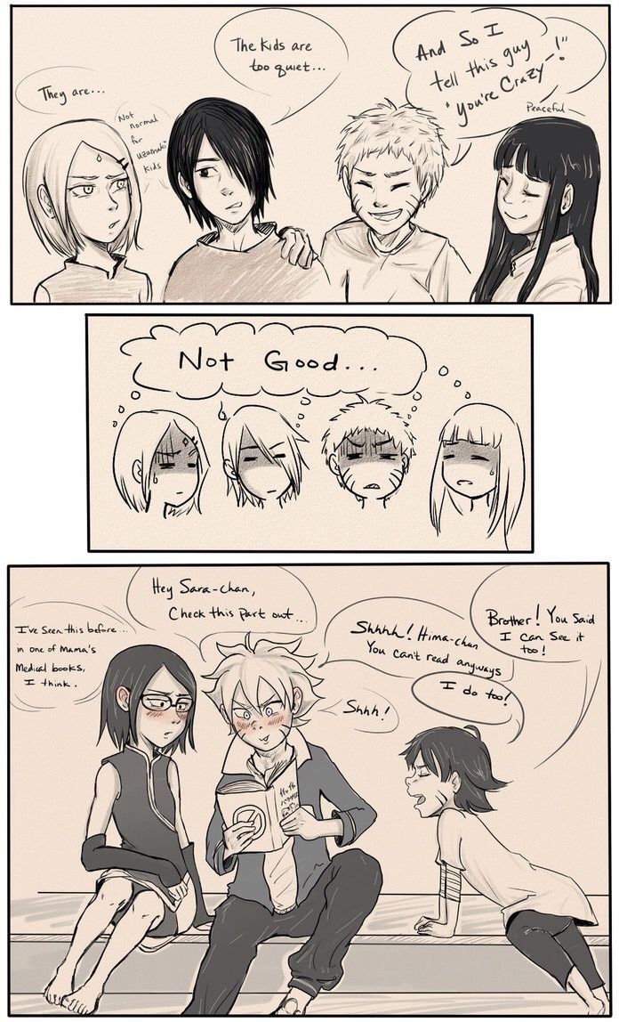 Boruto x Sarada комиксы