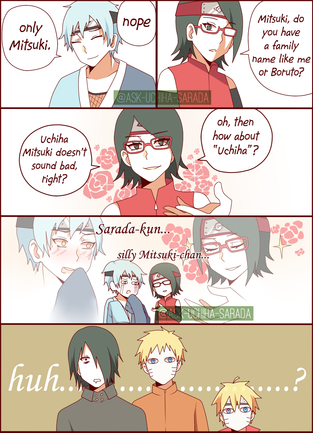 Boruto x Sarada комиксы