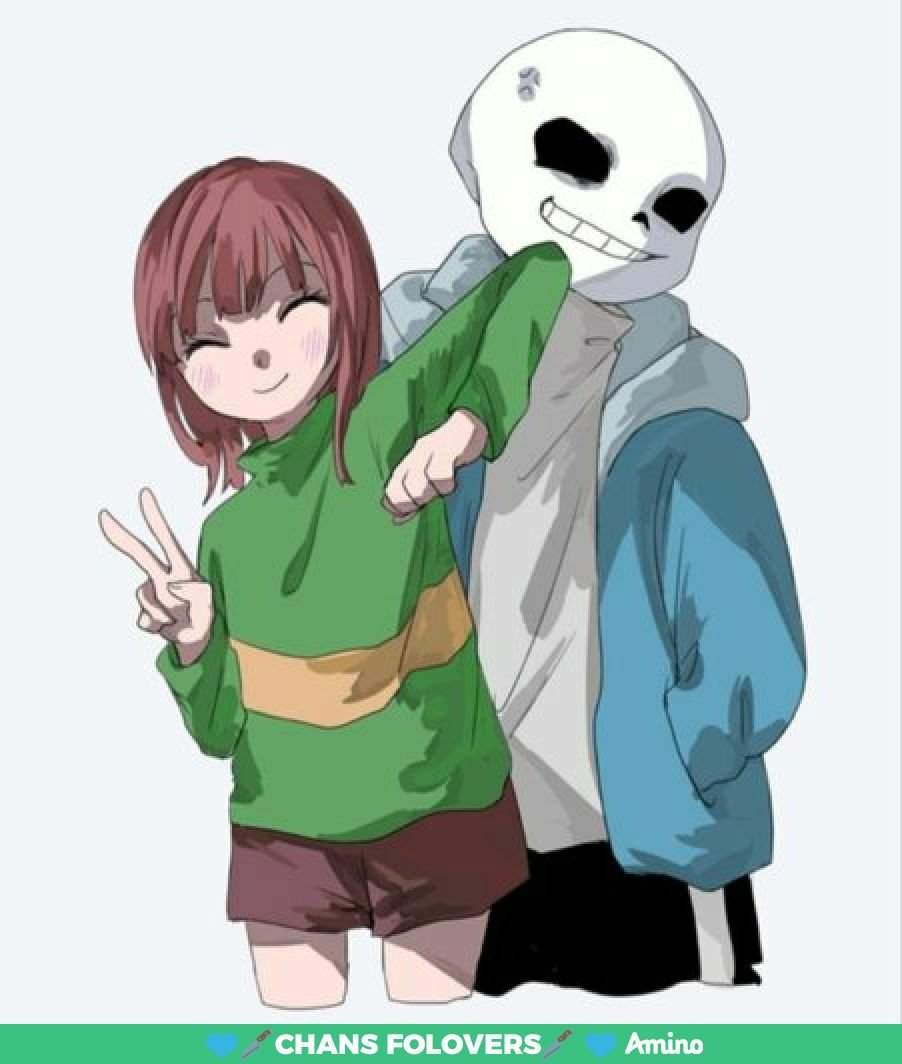 Undertale Sans x Chara Чанс