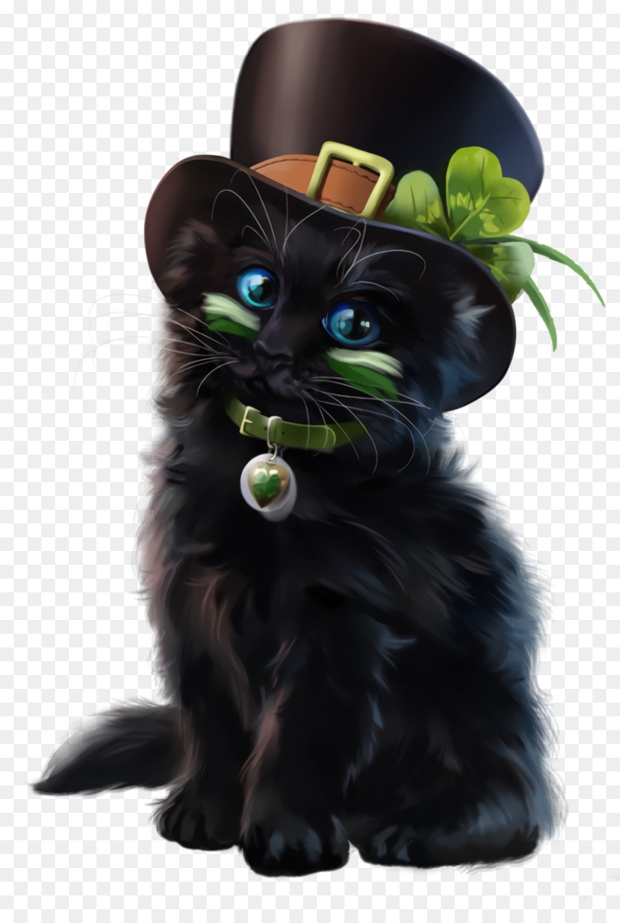 Кот в шляпе селфи