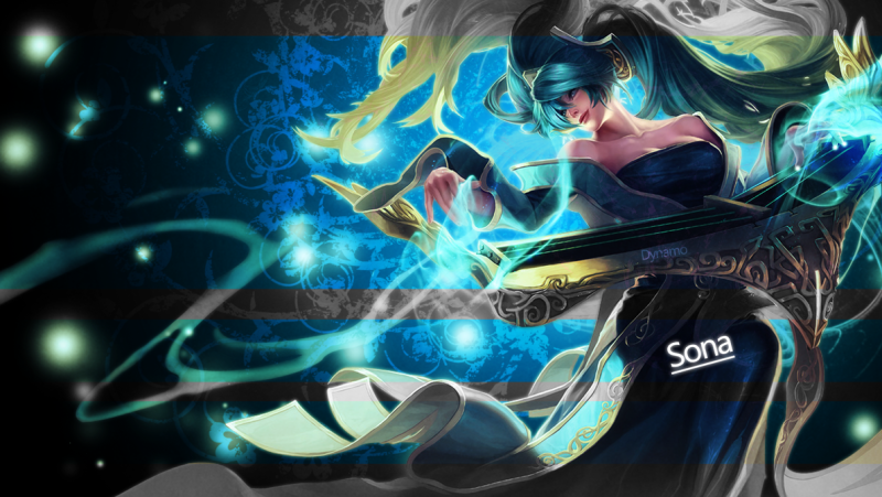 League of Legends обои Сона