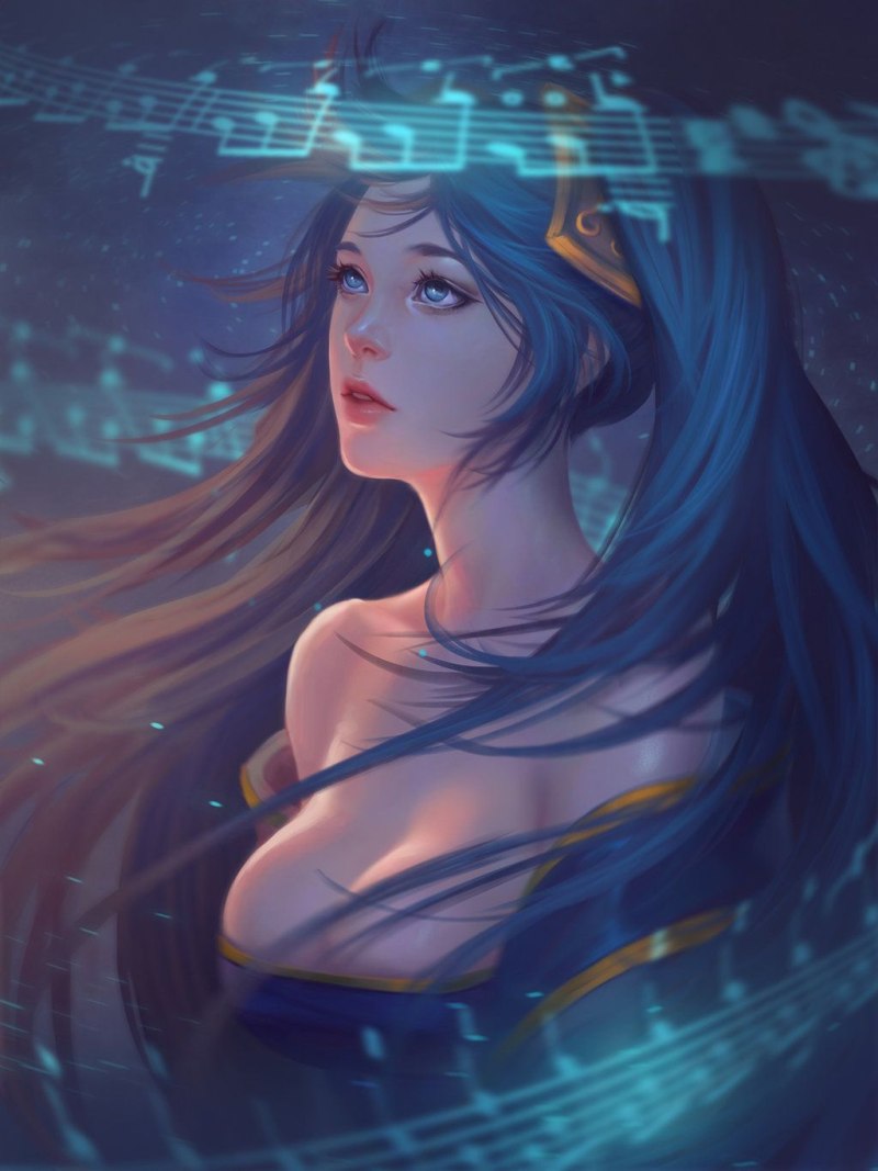 League of Legends Сона Art