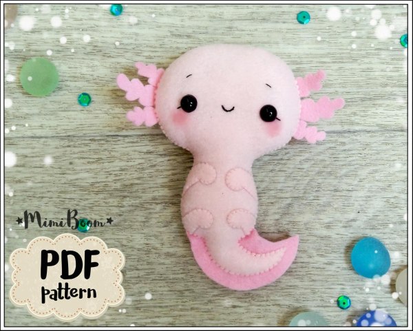 Axolotl Plush Toy
