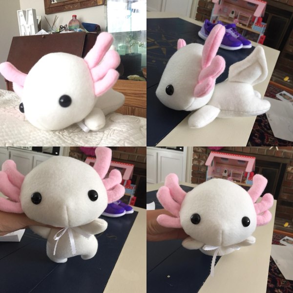 Аксолотль игрушка выкройка