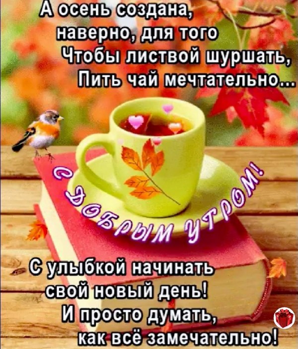 Доброе утро осень