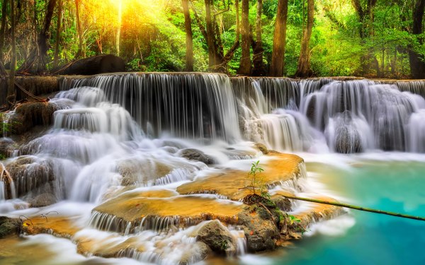 Фотообои водопад Erawan