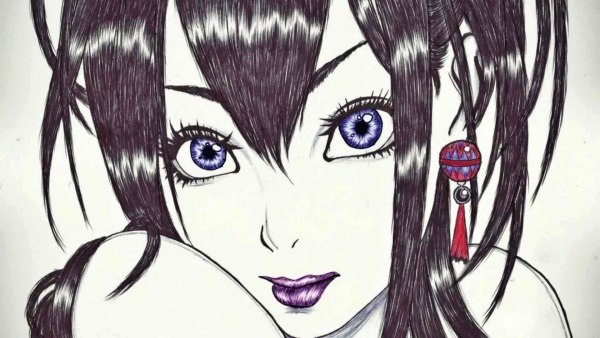Рисунки для срисовки для детей 9 лет аниме