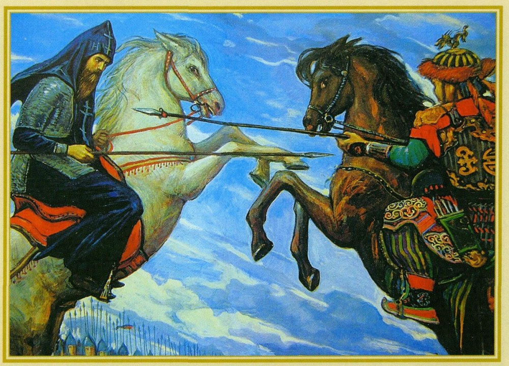 Пересвет и Челубей Куликовская битва