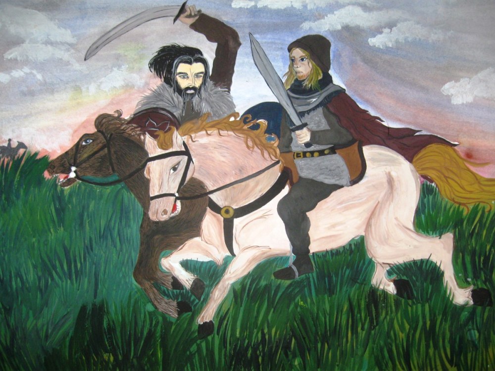 Куликовская битва раскраска