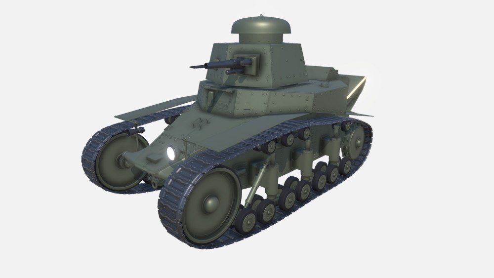 Танк черно белый