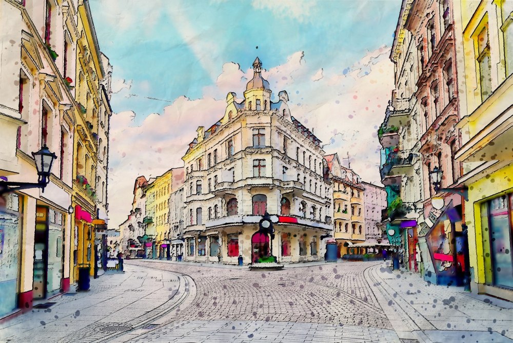 Картина трамвай Иркутск