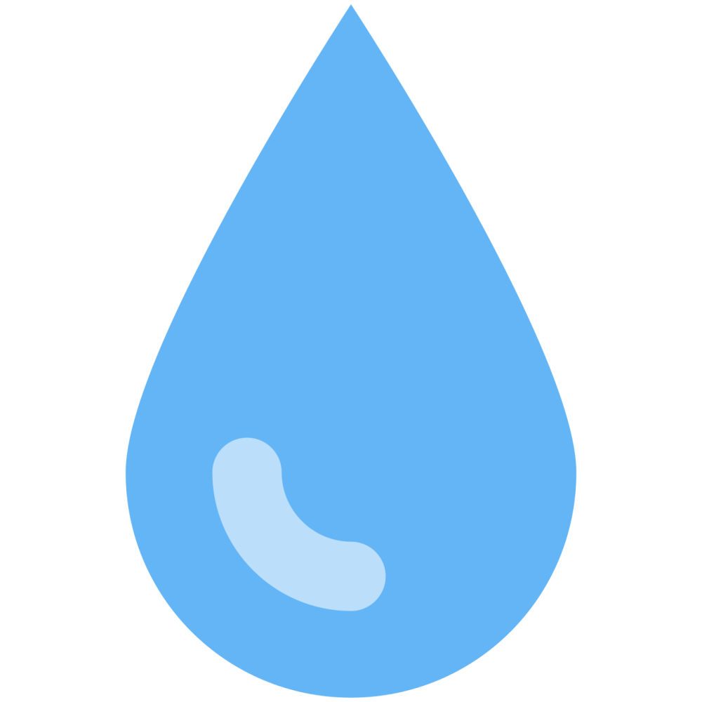 Раскраска капля воды для детей