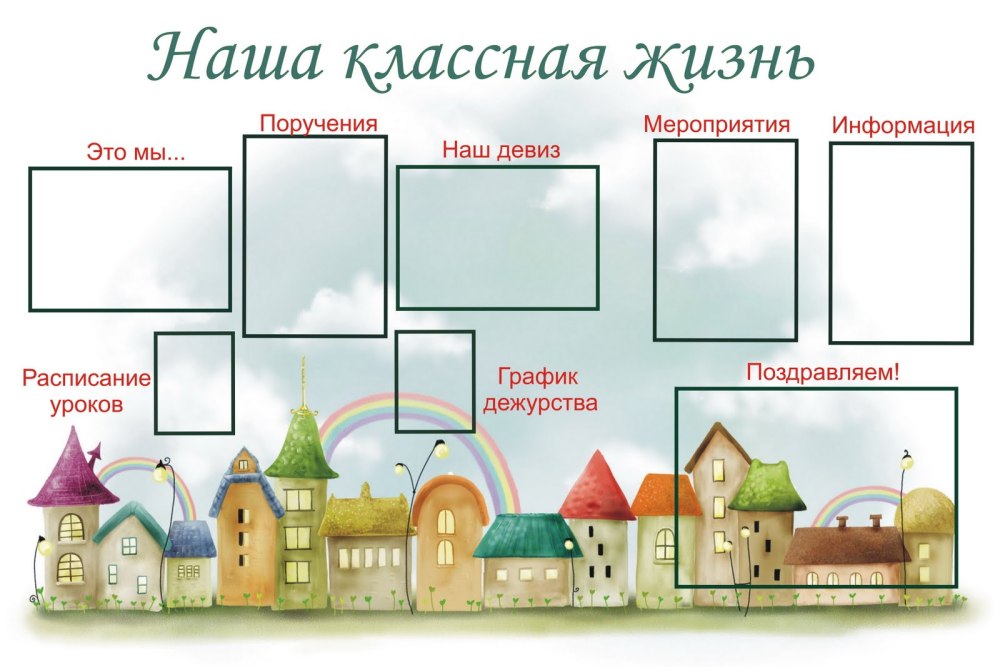 Весенний классный уголок
