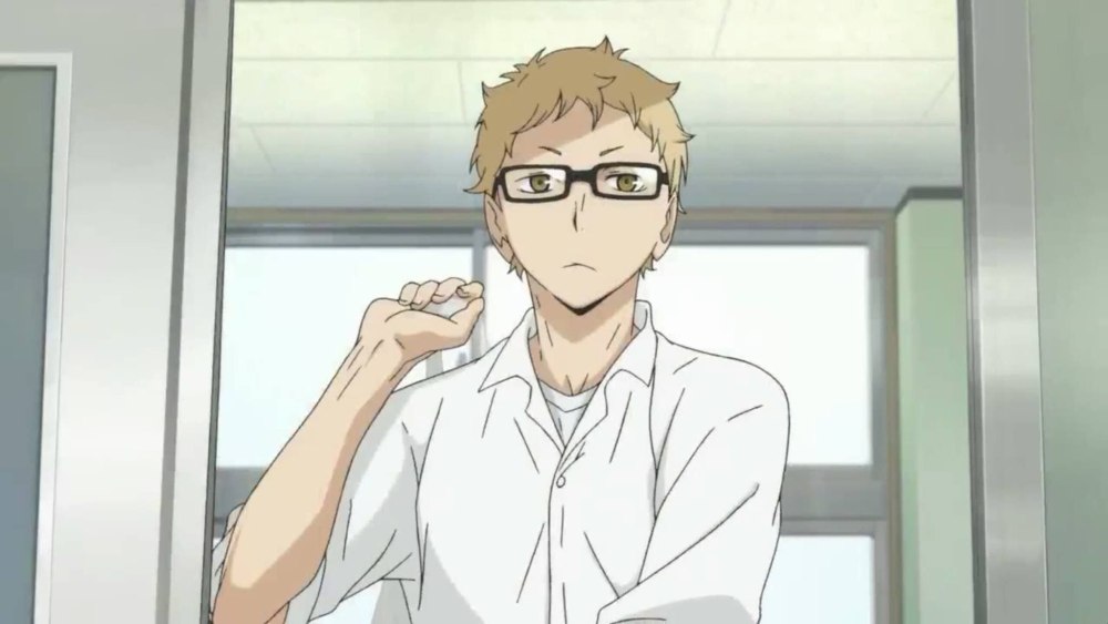 Tsukishima Kei без очков