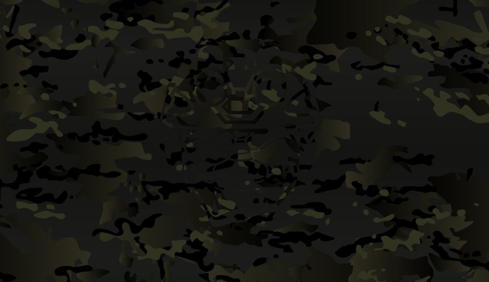 Ткань Black Camo Urban