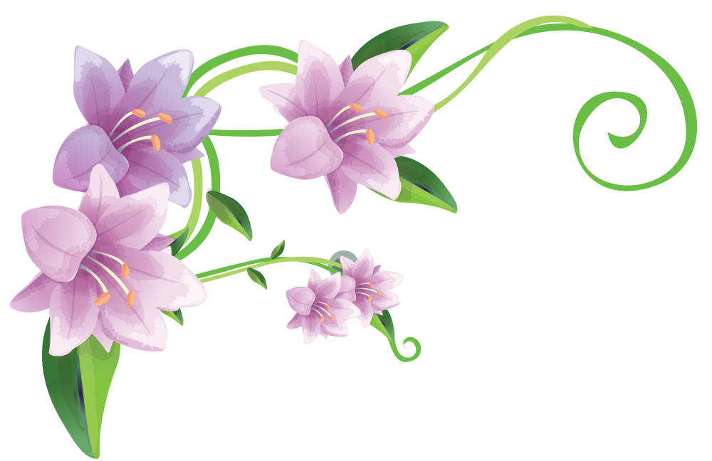 Векторные цветы