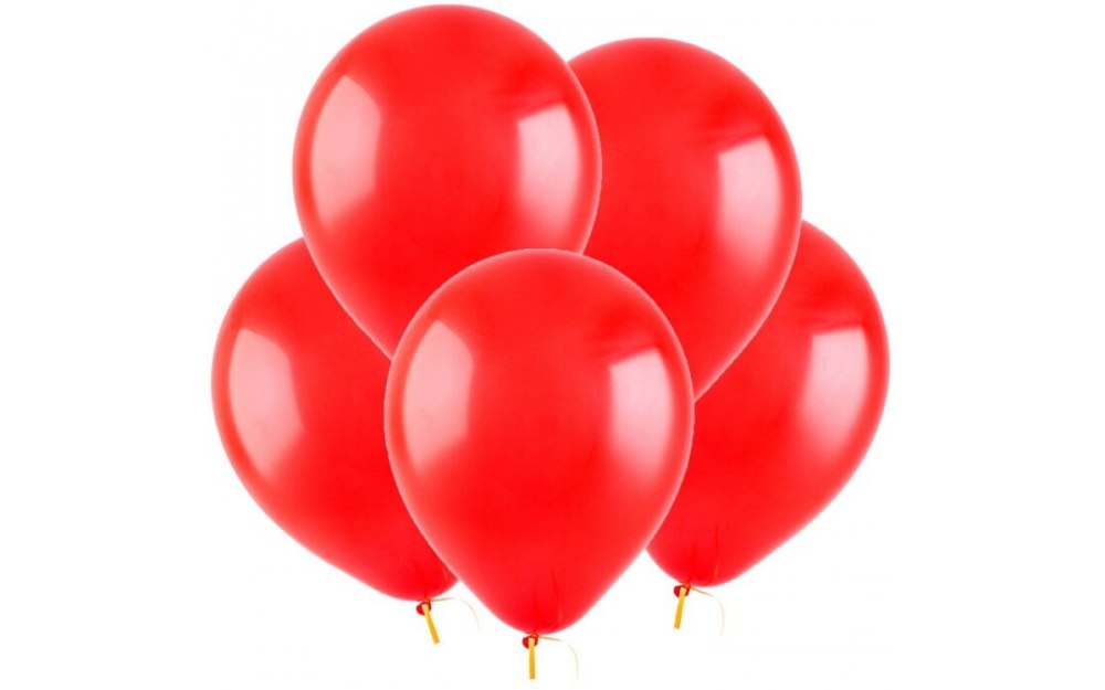 Шар12" пастель стандарт красный/Red 150 (50шт./уп.) /Э 1102-1612