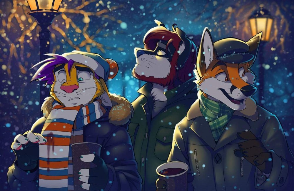 Новогодние фурри