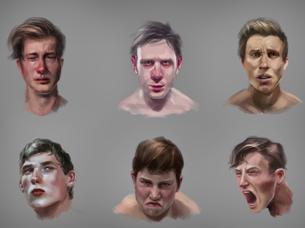Эмоциональный человек арт