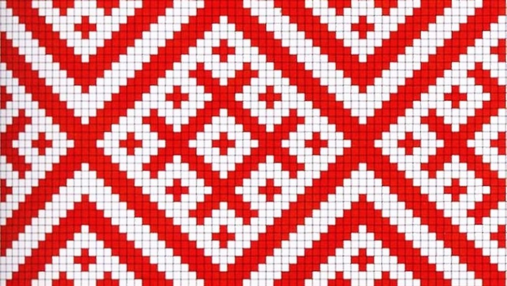 Белорусский узор фон