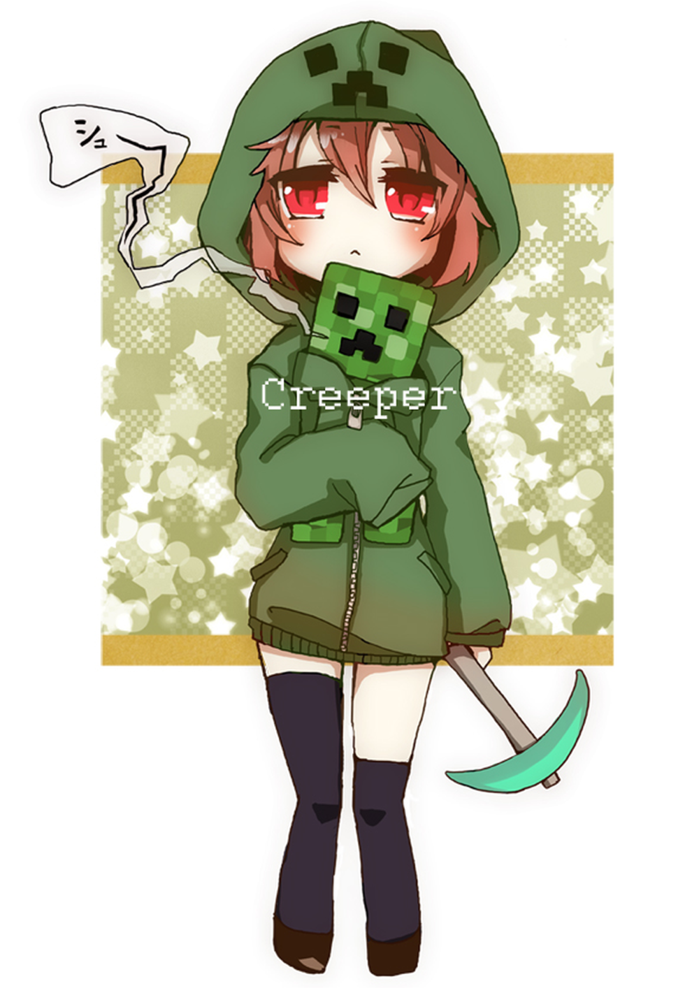 Minecraft КРИПЕР девушка