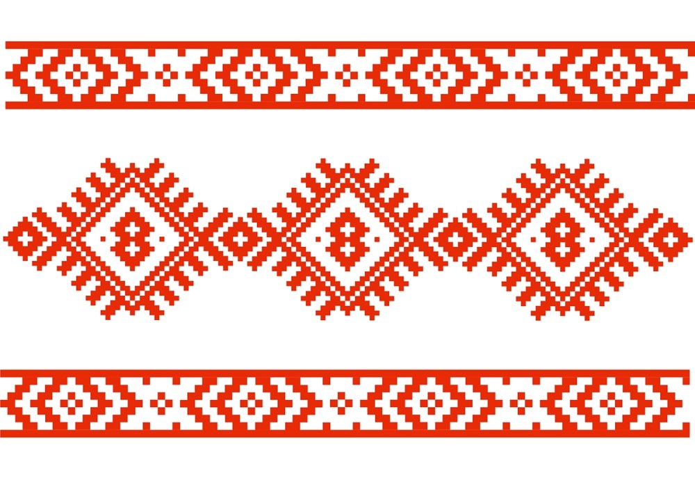 Простые славянские узоры