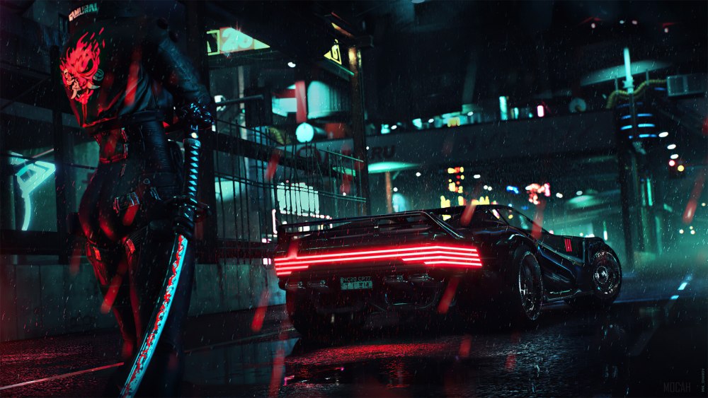 Cyberpunk 2077 автомобили 4k