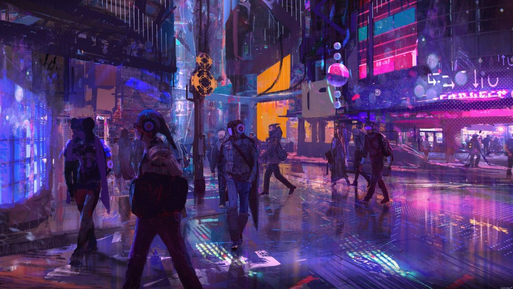 Cyberpunk Art 4к