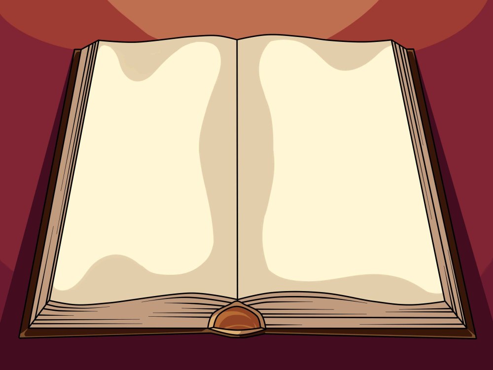 Фон в виде книги